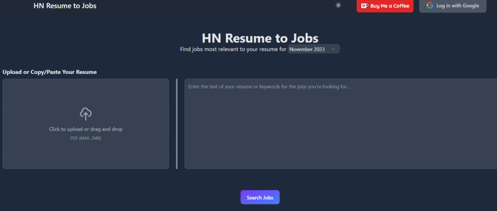 Hn Resume To Job